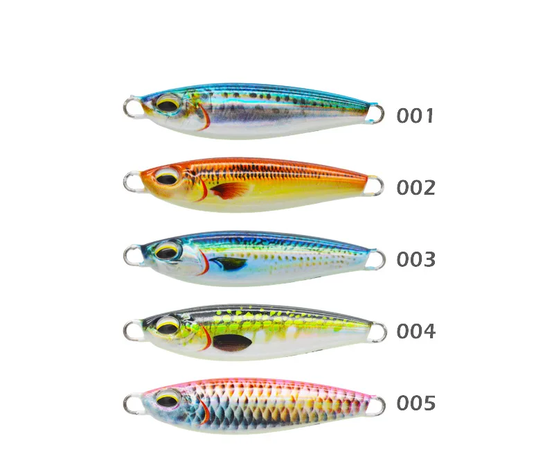 20g30g40g 3D Printed Small Tarpon Fishing Metal Jigs Little Slow ABS Pencil Lure - view 7