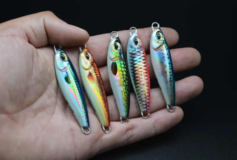 20g30g40g 3D Printed Small Tarpon Fishing Metal Jigs Little Slow ABS Pencil Lure - view 12
