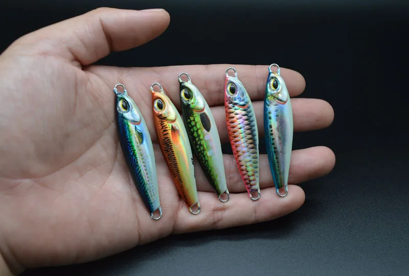 20g30g40g 3D Printed Small Tarpon Fishing Metal Jigs Little Slow ABS Pencil Lure - view 13
