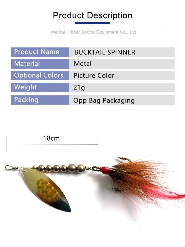CHEEERY 21g Metal Blades Freshwater Fishing Lure Top In-line ABS Pencil Lure - view 5