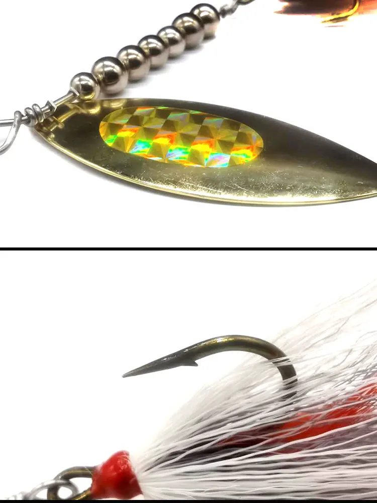 CHEEERY 21g Metal Blades Freshwater Fishing Lure Top In-line ABS Pencil Lure - view 8