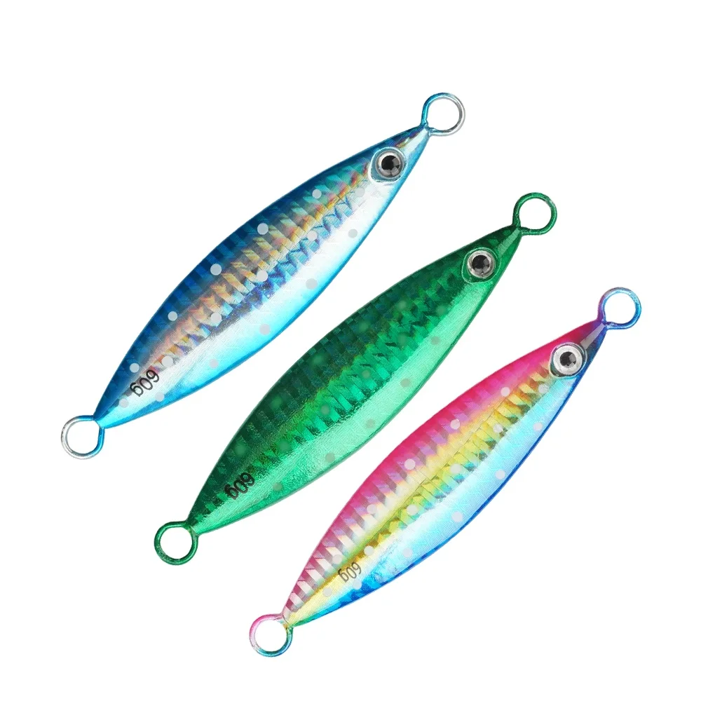 Metal Jigging 20g 30g 40g 60g 80g 100g 120g 150g 200g Lead Fish ABS Pencil Lure - view 1
