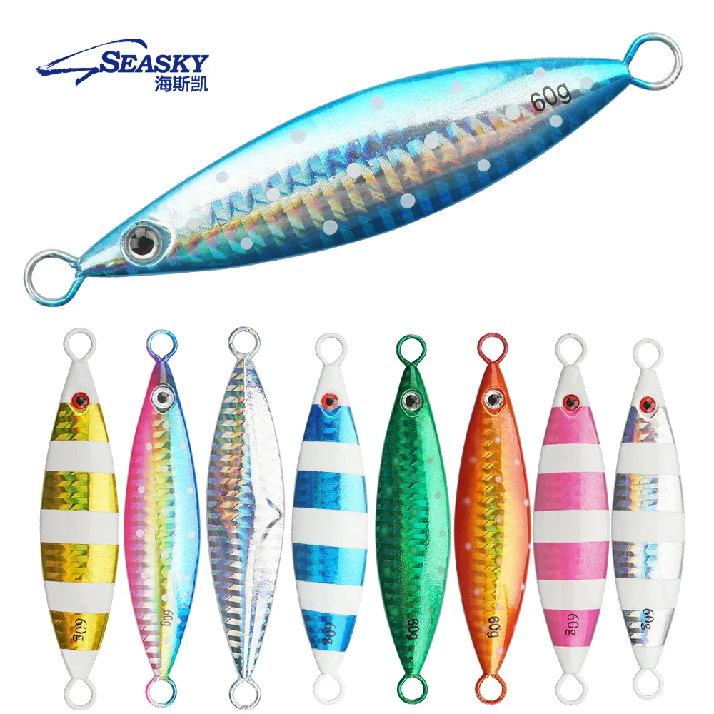 Metal Jigging 20g 30g 40g 60g 80g 100g 120g 150g 200g Lead Fish ABS Pencil Lure - view 3