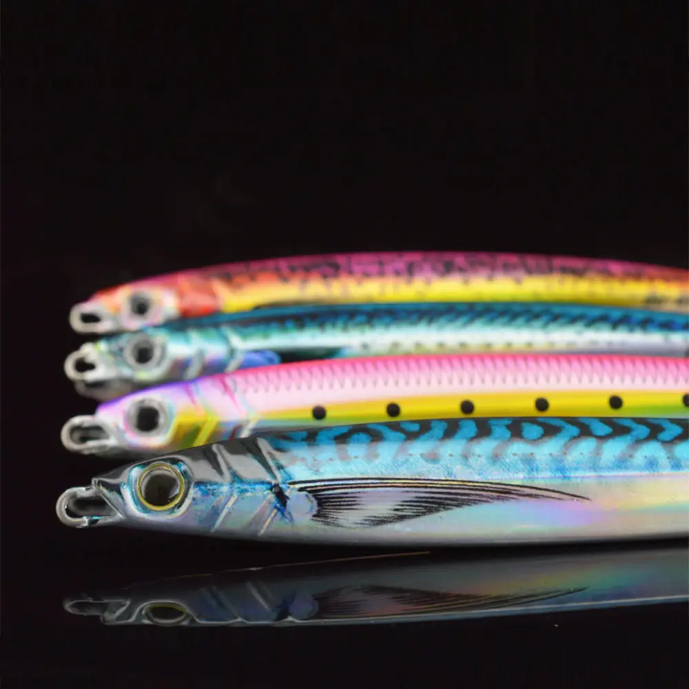CHEERY 40g-100g Speed Jig Fishing Lure 3D Printed Realistic Metal ABS Pencil Lure - view 4