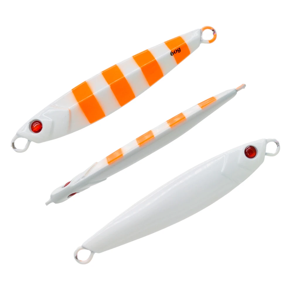 Saltwater Casting Jigs Lures 30g 40g 60g 80g Glow Jigging Pesca