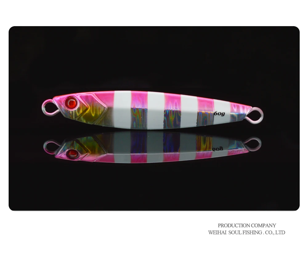 Saltwater Casting Jigs Lures 30g 40g 60g 80g Glow Jigging Pesca ABS Pencil Lure - view 2