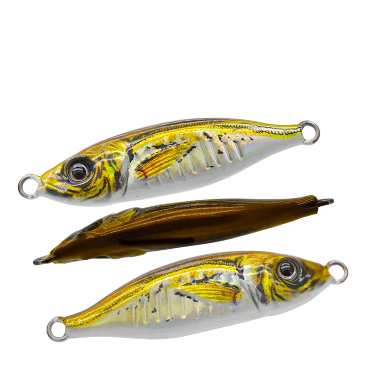10g15g20g30g40g60g80g100g 3D Printed Fishing Jigs Little Slow Jig