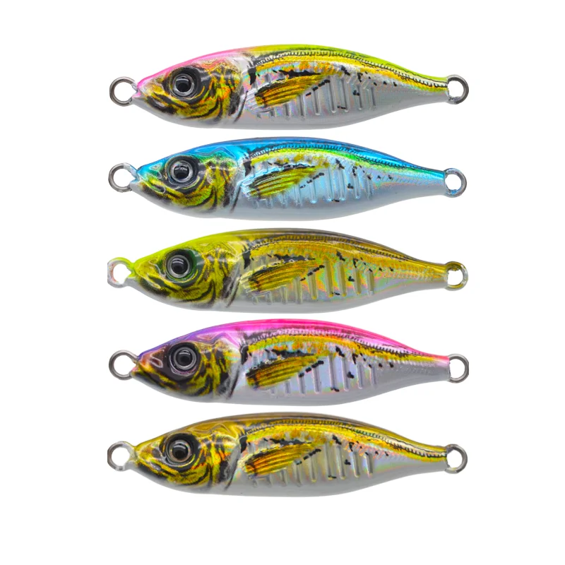 10g15g20g30g40g60g80g100g 3D Printed Fishing Jigs Little Slow Jig ABS Pencil Lure - view 8