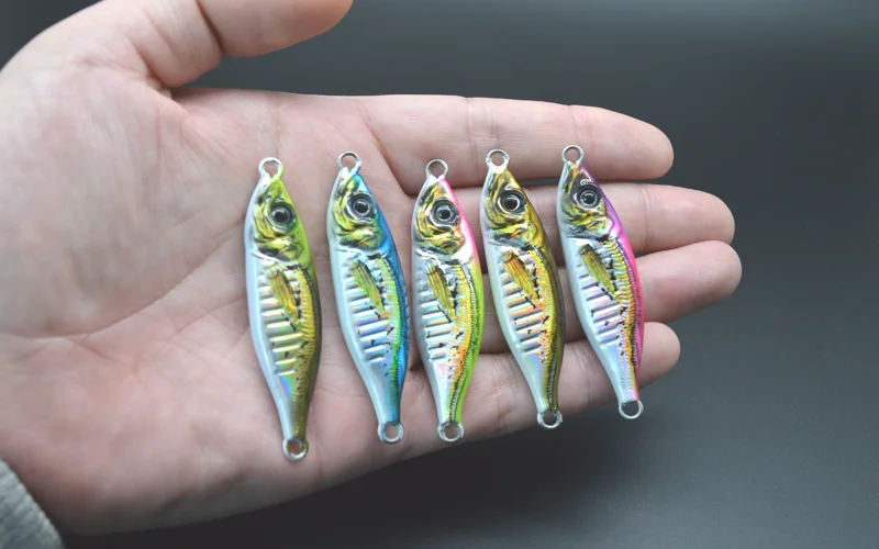 10g15g20g30g40g60g80g100g 3D Printed Fishing Jigs Little Slow Jig ABS Pencil Lure - detail 1