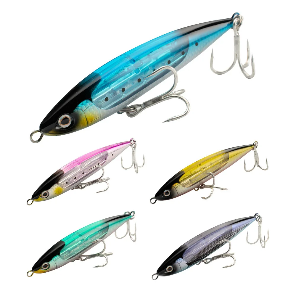 15cm 70g Top Water Fish Baits Walk the Dog Fishing Lure Spook for ABS Pencil Lure - detail 1