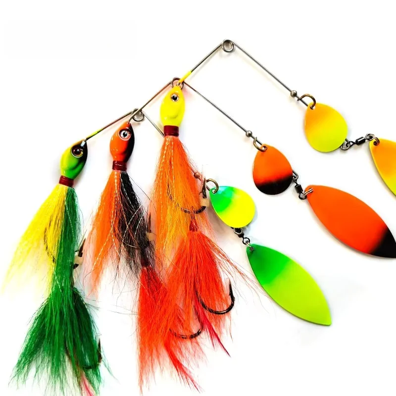 21g Willow Blades Metal Lure Top Freshwater Rotating Bass Trout