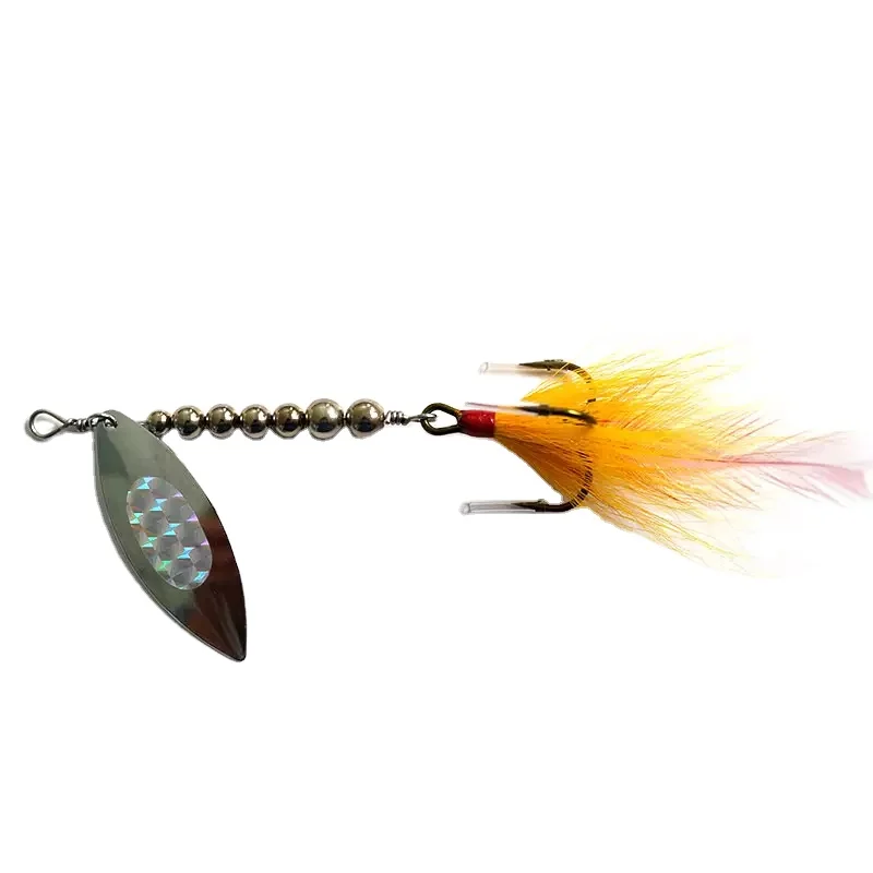 21g Willow Blades Metal Lure Top Freshwater Rotating Bass Trout ABS Pencil Lure - view 3