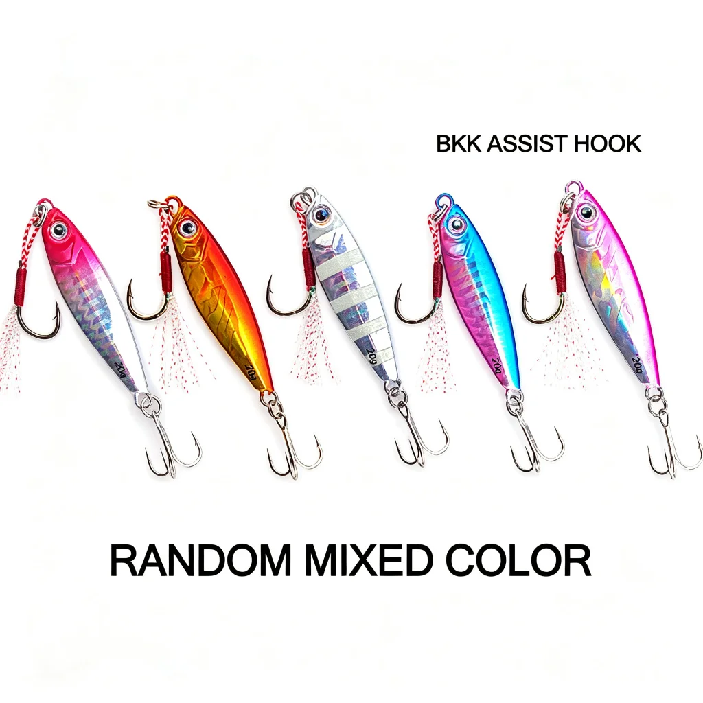 Cheery Micro Jig Lures 7g 10g 15g 20g 30g Fishing Metal Lure with ABS Pencil Lure - view 15