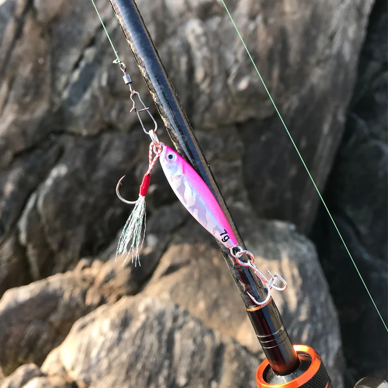 Cheery Micro Jig Lures 7g 10g 15g 20g 30g Fishing Metal Lure with ABS Pencil Lure - view 4
