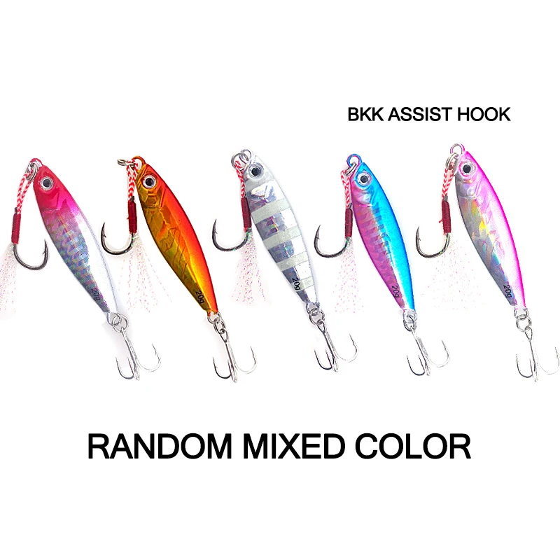 Cheery Micro Jig Lures 7g 10g 15g 20g 30g Fishing Metal Lure with ABS Pencil Lure - view 7