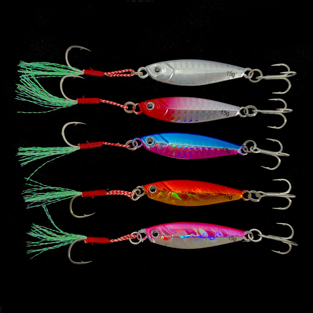 Cheery Micro Jig Lures 7g 10g 15g 20g 30g Fishing Metal Lure with ABS Pencil Lure - view 9