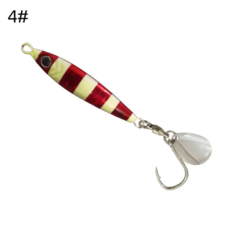 60g Glow Metal Fast Jig Lure Saltwater Fishing Lures Luminous ABS Pencil Lure - view 3