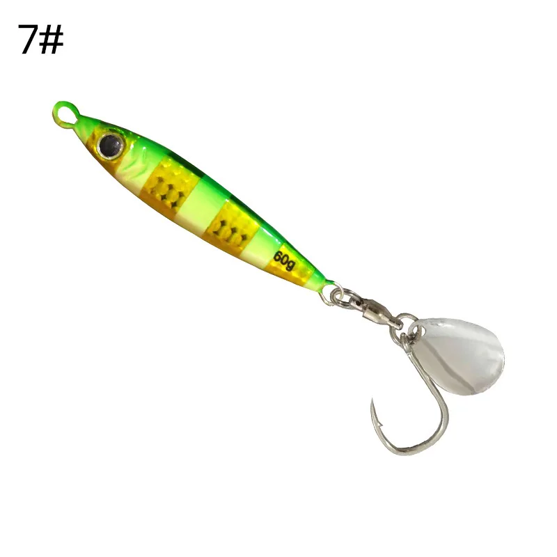 60g Glow Metal Fast Jig Lure Saltwater Fishing Lures Luminous ABS Pencil Lure - view 15