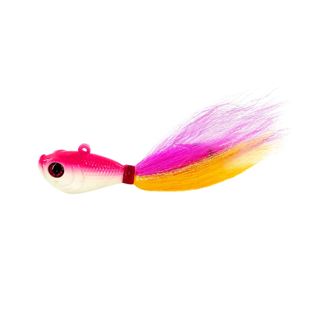 168g 6oz Heavy Metal Lure Jig Lead Head Real Feather Saltwater ABS Pencil Lure - view 6