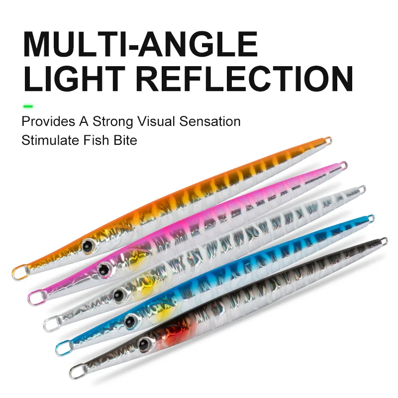 80g 100g 5 Colors Lead Fish Hard Metal Fishing Bait Pesca Fast ABS Pencil Lure - view 5