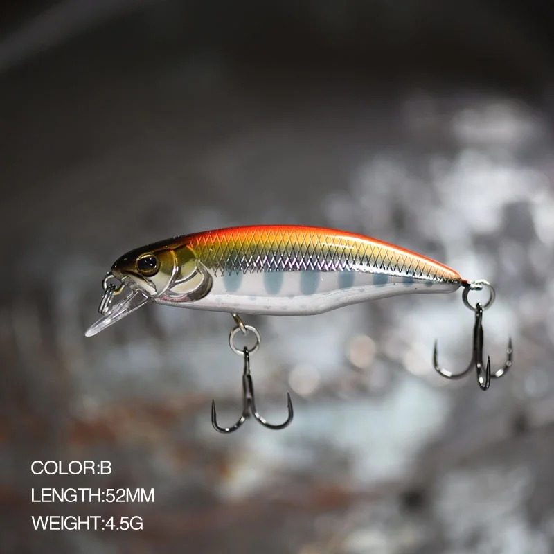Japan Lure Minnow Crankbait 52mm 4.5g Isca Artificial Wobbler ABS Pencil Lure - view 6