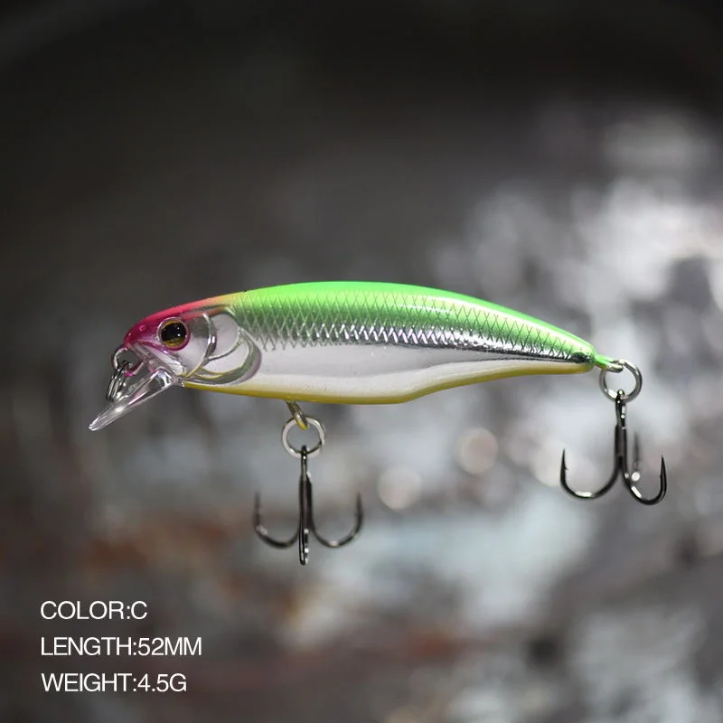 Japan Lure Minnow Crankbait 52mm 4.5g Isca Artificial Wobbler ABS Pencil Lure - view 7