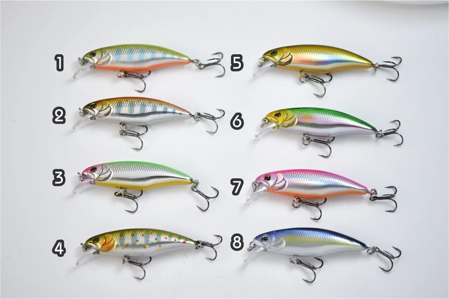 Japan Lure Minnow Crankbait 52mm 4.5g Isca Artificial Wobbler ABS Pencil Lure - view 9