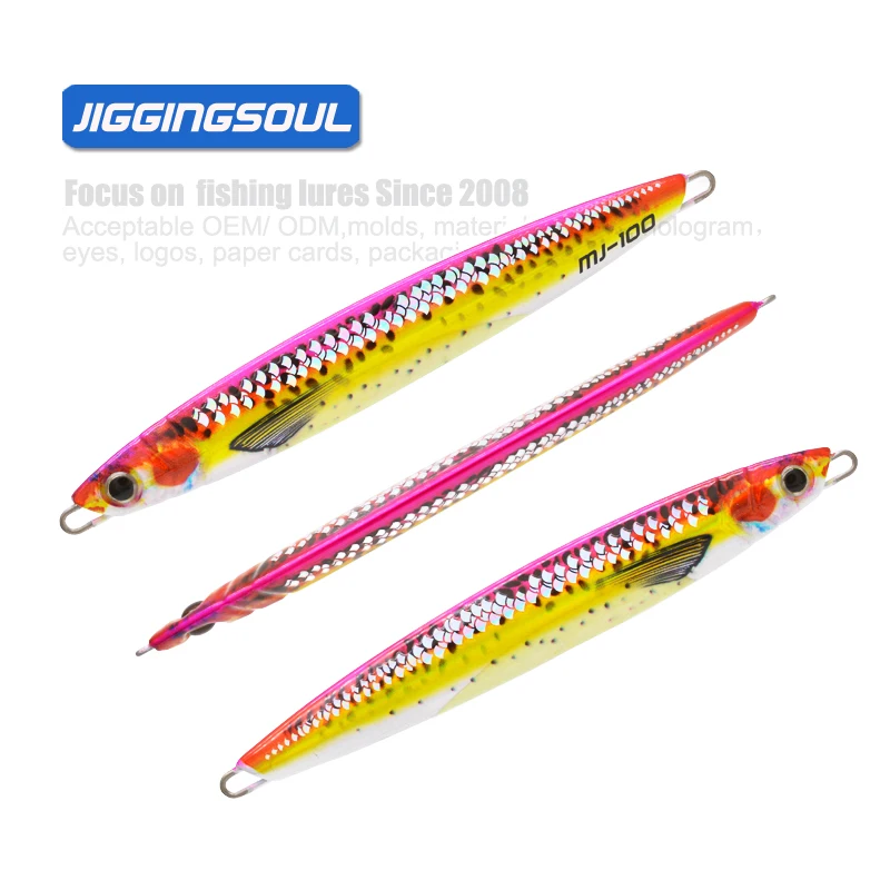 60g 3D Printed Mackerel Needle Speed Scale Saltwater Jigging Lure ABS Pencil Lure - view 2