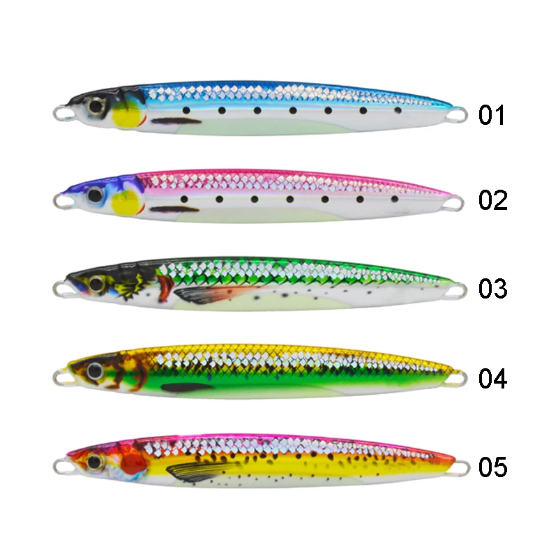 60g 3D Printed Mackerel Needle Speed Scale Saltwater Jigging Lure ABS Pencil Lure - view 10