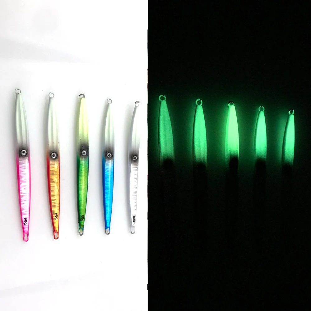 Jig Lure 16 Weekly Deals 40g 60g 80g Luminous Tokayo Slow Jigging ABS Pencil Lure - view 2