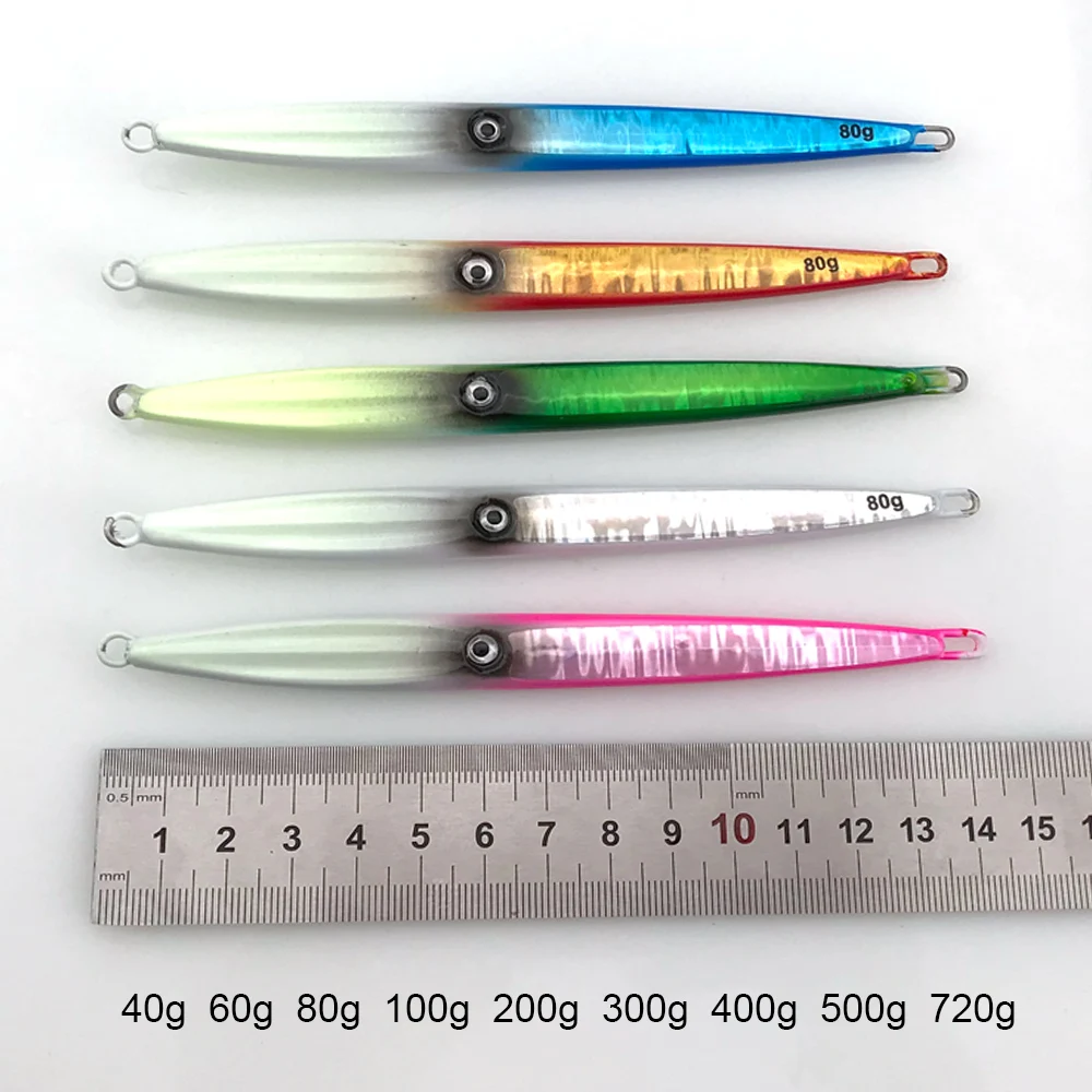 Jig Lure 16 Weekly Deals 40g 60g 80g Luminous Tokayo Slow Jigging ABS Pencil Lure - view 6