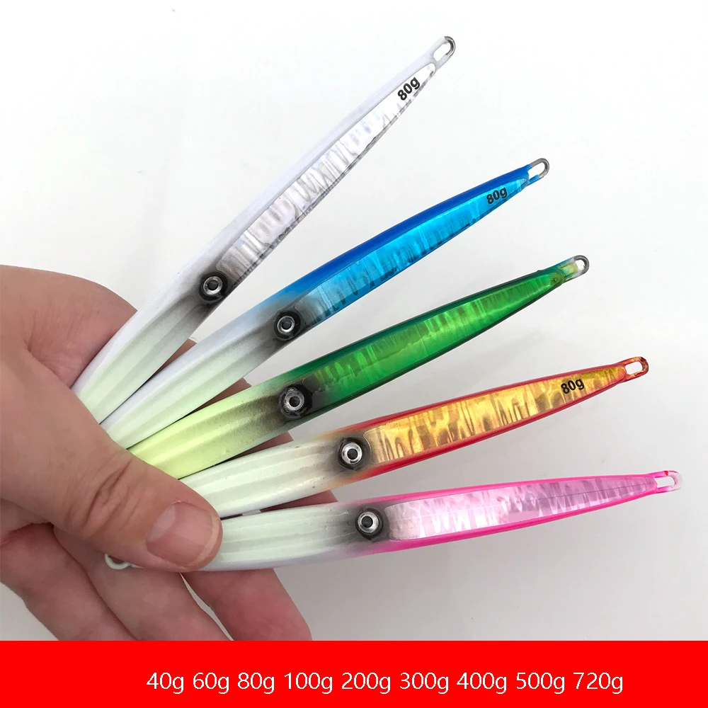 Jig Lure 16 Weekly Deals 40g 60g 80g Luminous Tokayo Slow Jigging ABS Pencil Lure - view 8