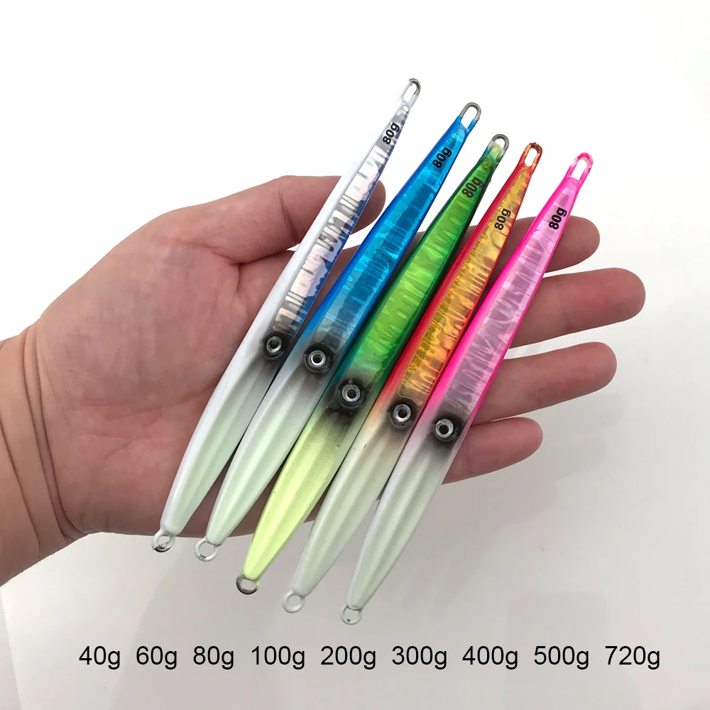 Jig Lure 16 Weekly Deals 40g 60g 80g Luminous Tokayo Slow Jigging ABS Pencil Lure - view 9