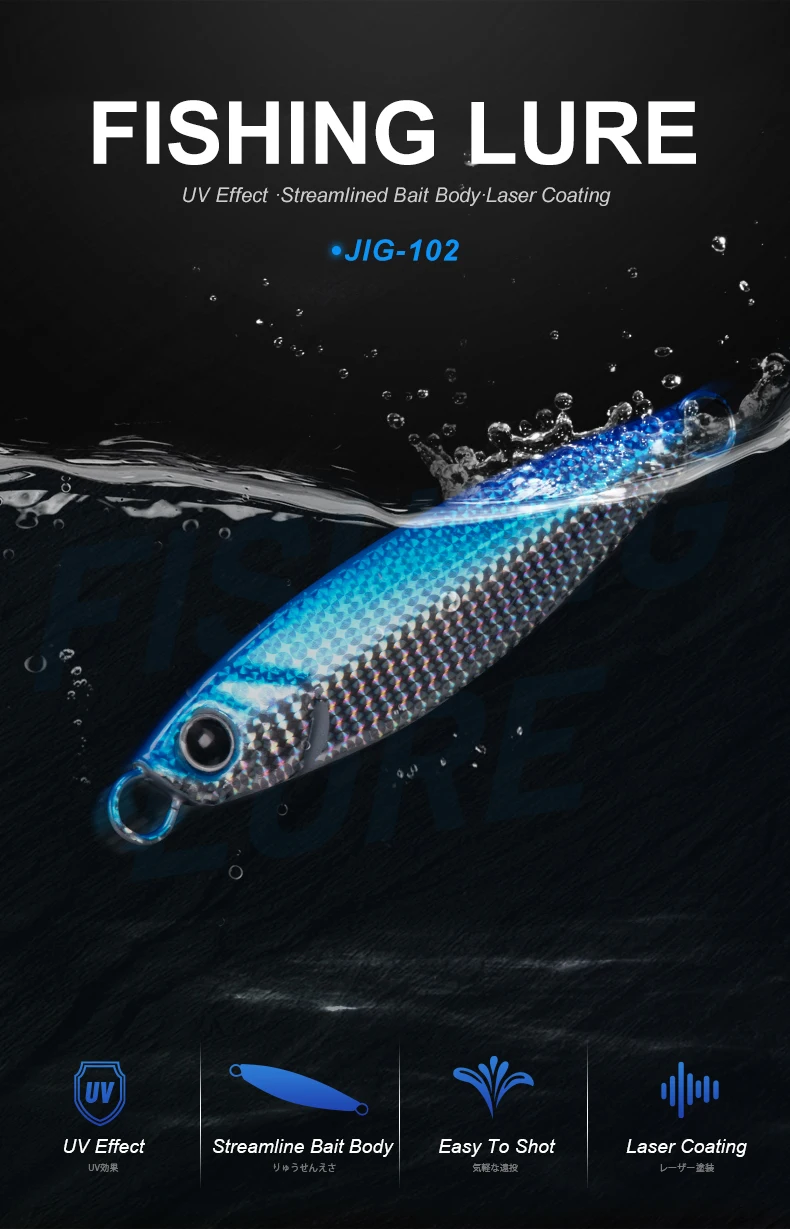 J102 7g 10g 15g 20g 25g 30g 40g Handmade Small Bait Game Micro ABS Pencil Lure - view 9
