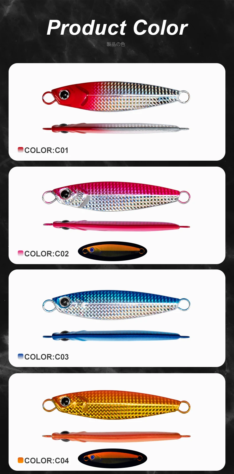 J102 7g 10g 15g 20g 25g 30g 40g Handmade Small Bait Game Micro ABS Pencil Lure - view 15