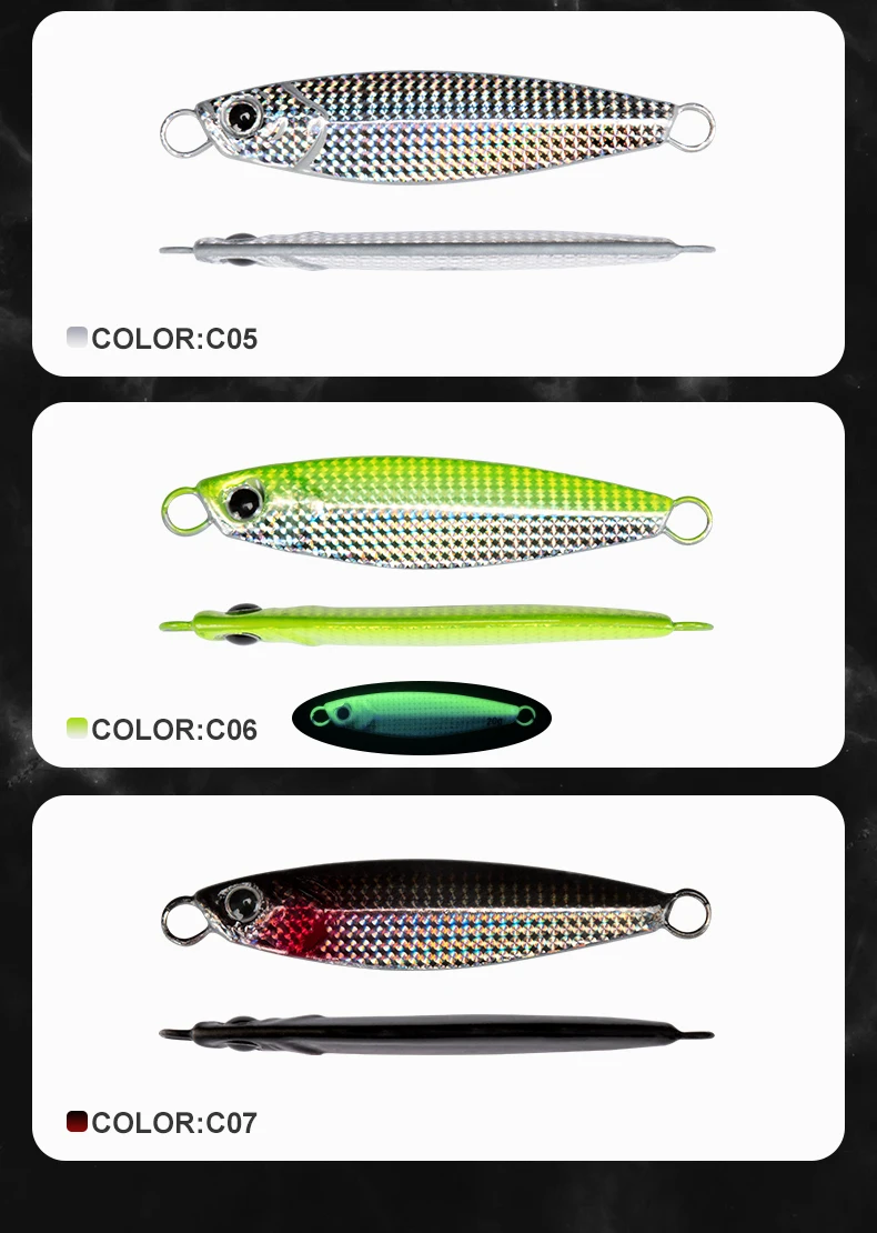 J102 7g 10g 15g 20g 25g 30g 40g Handmade Small Bait Game Micro ABS Pencil Lure - view 16