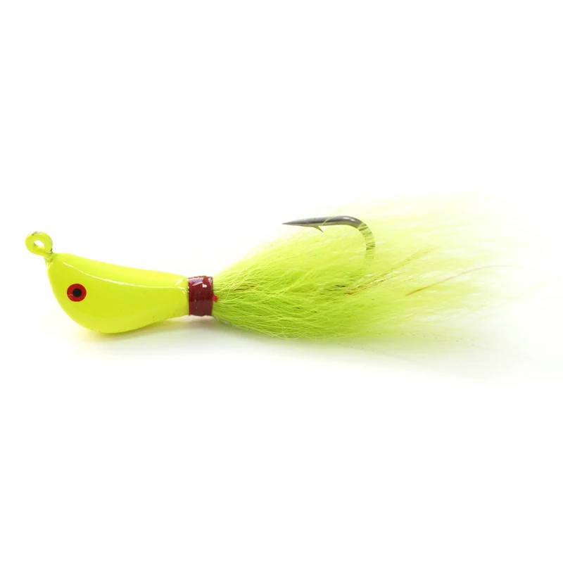 Cheery Hot Sale 10g 3/8oz Holographic Bucktail Jig Kit Blackfish ABS Pencil Lure - view 10