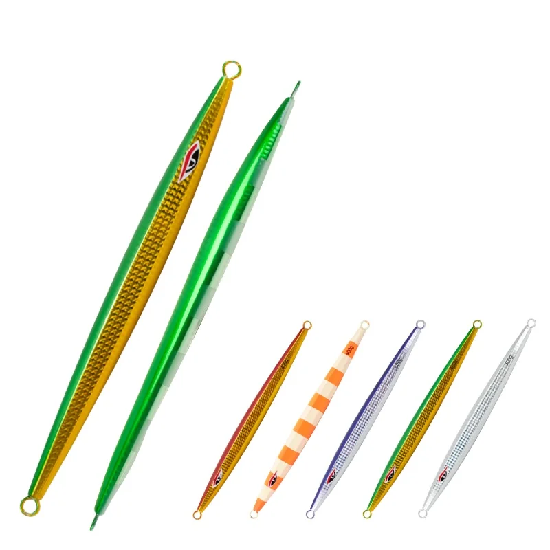 J115 400g 500g Metal Jig Lure Speed Slow Jigging UV Glow ABS Pencil Lure - view 2