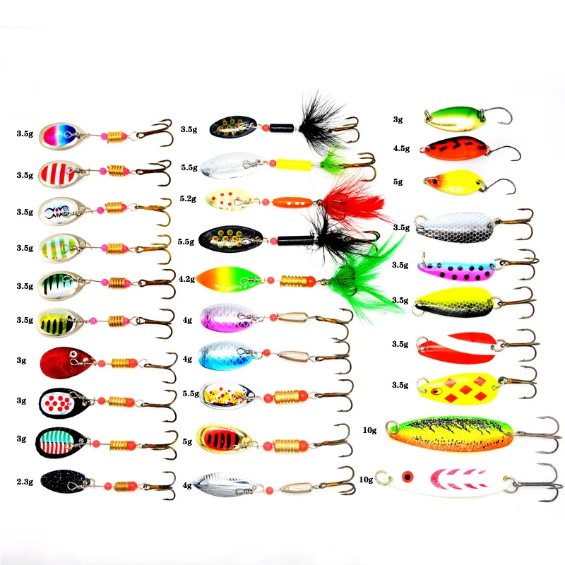 CHEERY Fishing Lures Kit Set Spinnerbait for Bass Trout Walleye ABS Pencil Lure - view 16