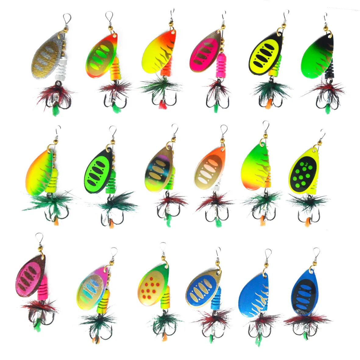 CHEERY Fishing Lures Kit Set Spinnerbait for Bass Trout Walleye ABS Pencil Lure - view 1