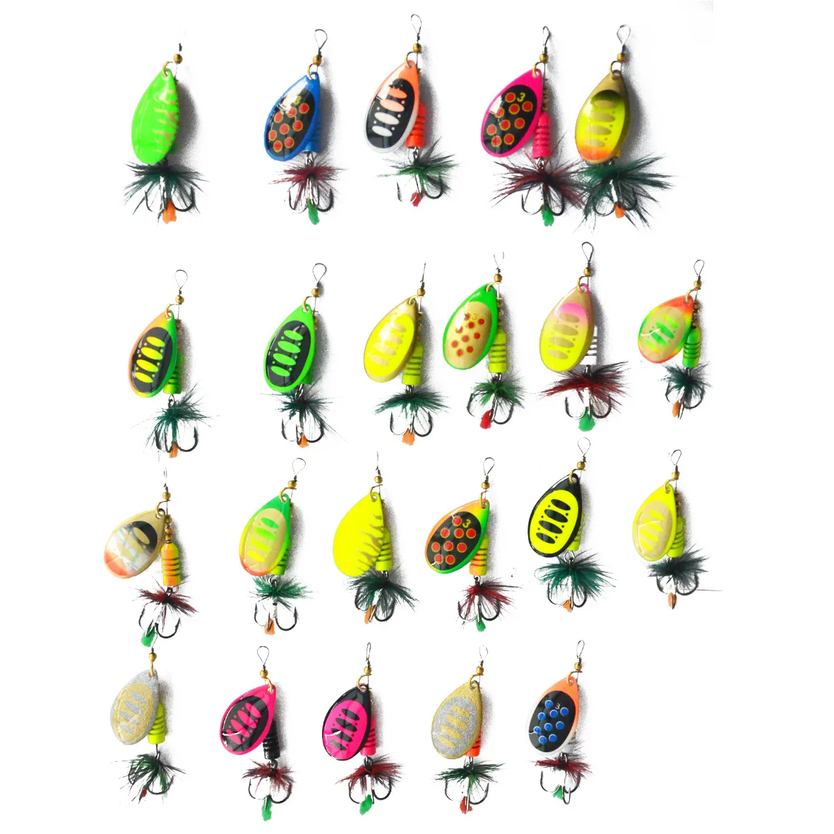 CHEERY Fishing Lures Kit Set Spinnerbait for Bass Trout Walleye ABS Pencil Lure - view 2
