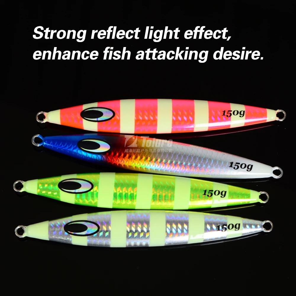 Hot Sale New Design 150g 200g 250g Luminous Bright Colors Metal Metal Jig ABS Pencil Lure - view 4