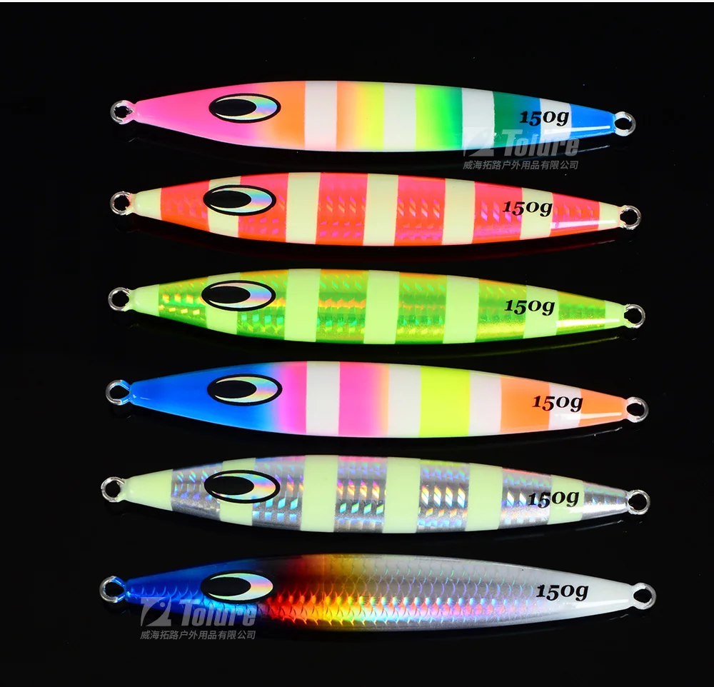 Hot Sale New Design 150g 200g 250g Luminous Bright Colors Metal Metal Jig ABS Pencil Lure - view 10