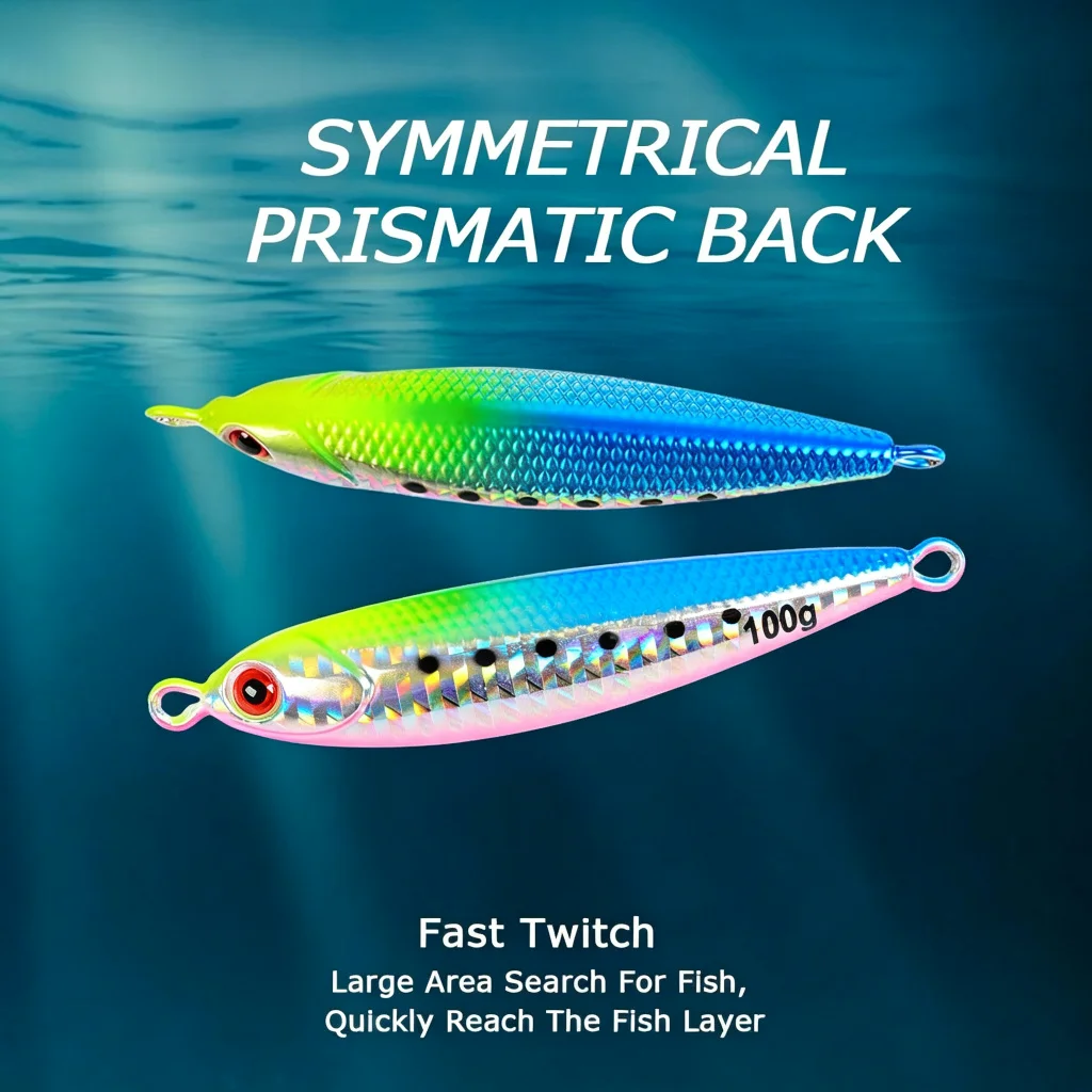 Cheery 60g 80g 100g Metal Jig Lure Lead Slow Artificial Hard ABS Pencil Lure - view 3
