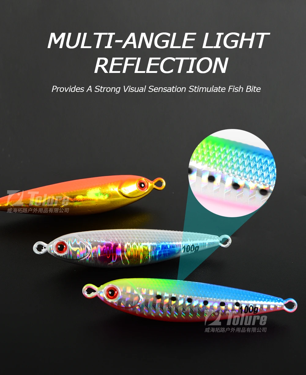 Cheery 60g 80g 100g Metal Jig Lure Lead Slow Artificial Hard ABS Pencil Lure - view 8