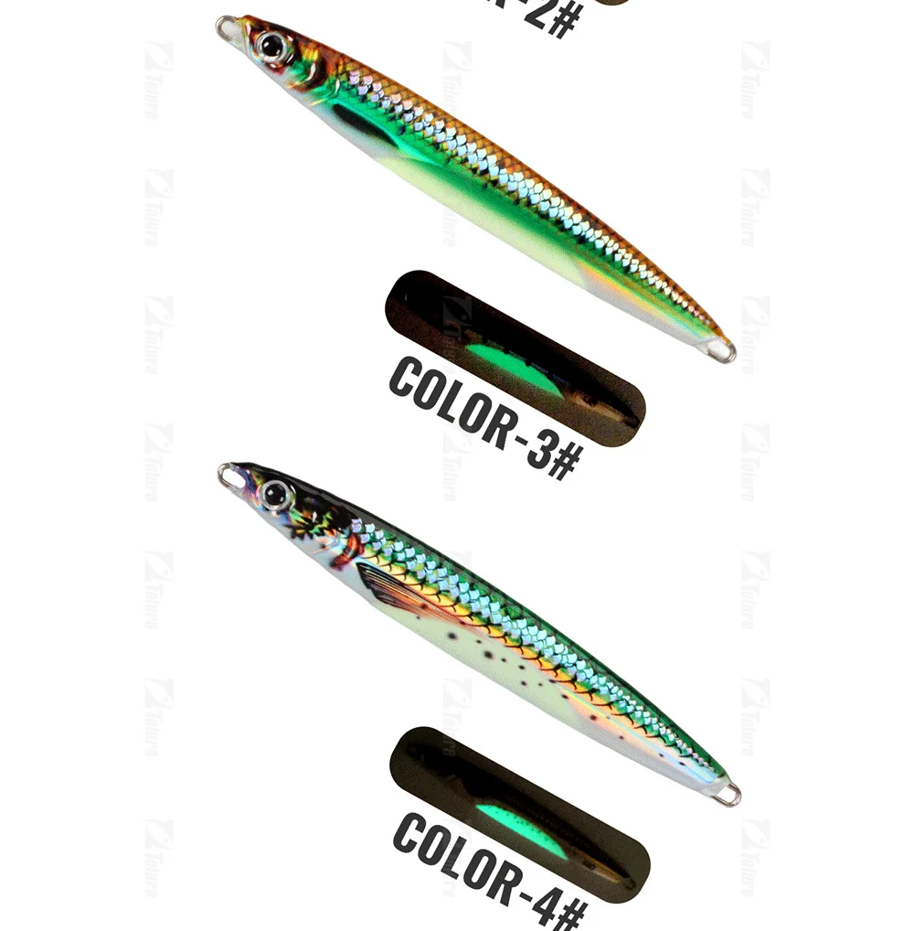 3D Printing 40G 60G 80G 100G 120 150G 200G Fast Sinking Jigging ABS Pencil Lure - view 11