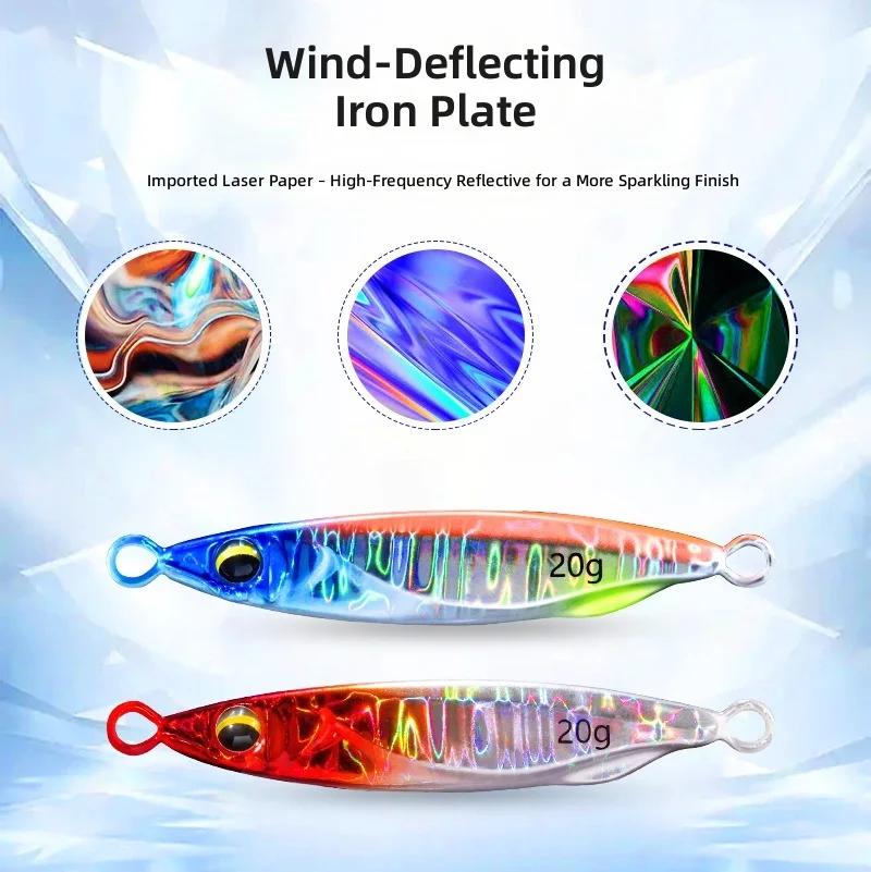 CHEERY Colorful 7g 10g 15g 20g 25g New Design Hard Sinking Sea Metal Jig ABS Pencil Lure - view 7
