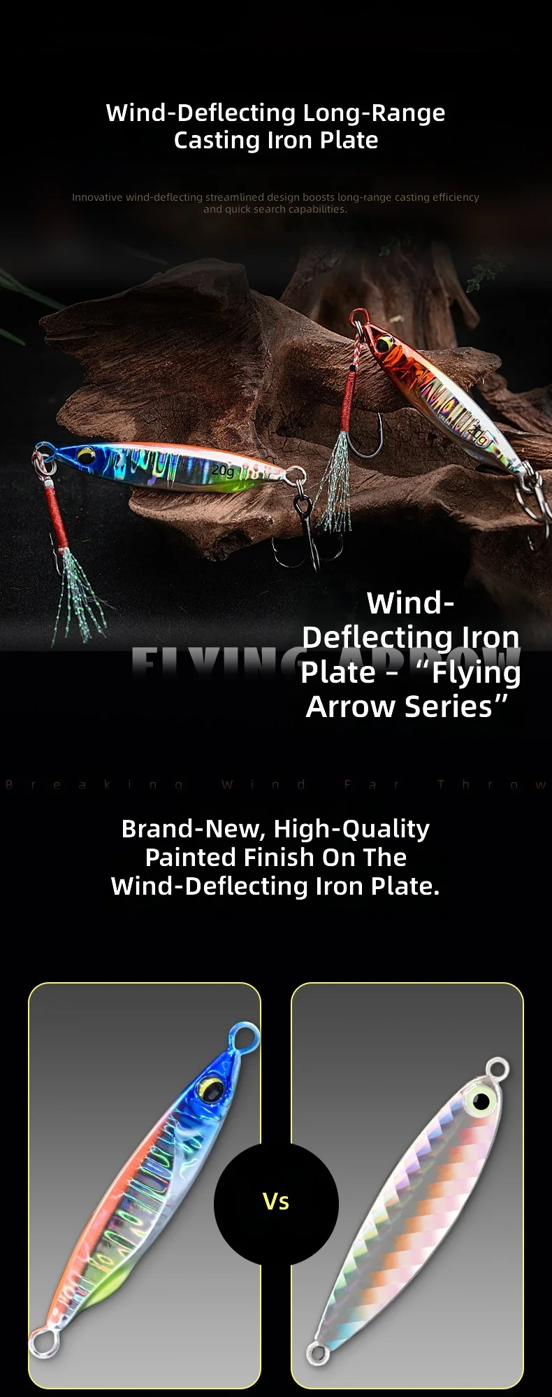 CHEERY Colorful 7g 10g 15g 20g 25g New Design Hard Sinking Sea Metal Jig ABS Pencil Lure - view 10