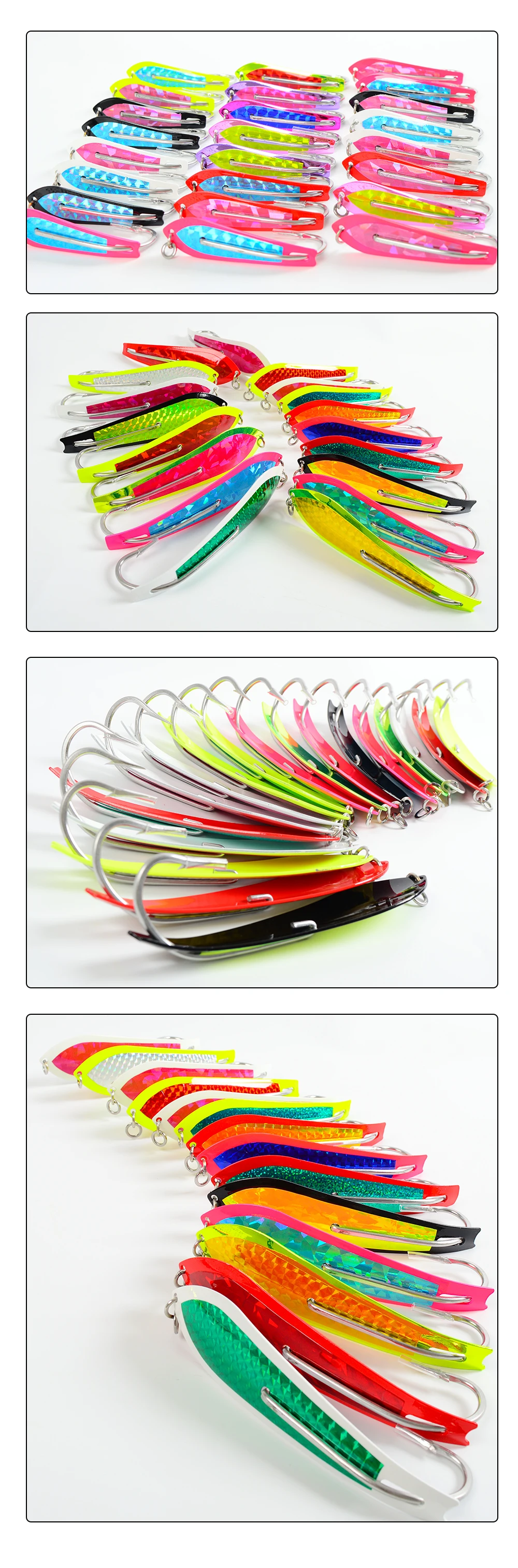 Single Double Hooks 16g 22g 26g 43g 63g Metal Baits Fishing Lure ABS Pencil Lure - view 10