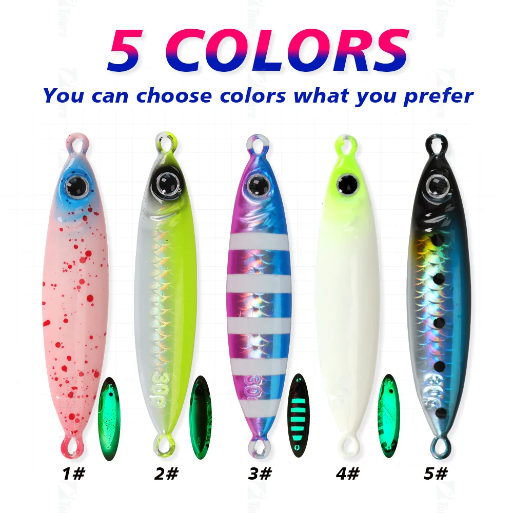 CHEERY Saltwater Fishing Lure 30g 40g 60g 80g Lead Fish Metal ABS Pencil Lure - view 4